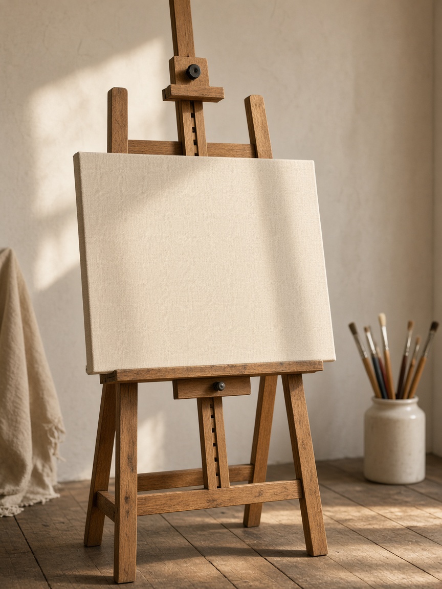 A studio easel